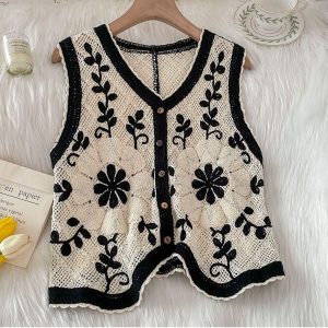Chaleco de ganchillo