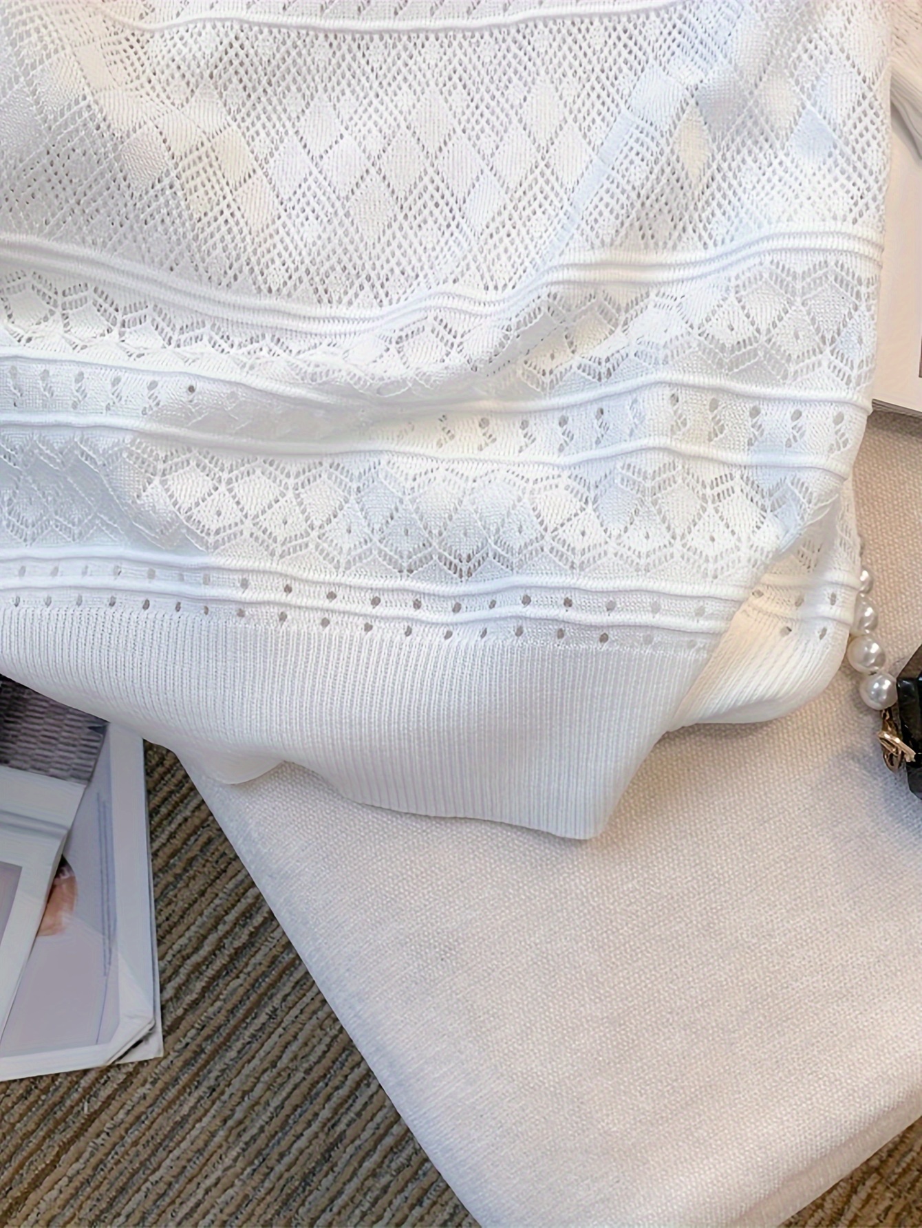 Blusa Tejida “Luz” Manga Corta - Imagen 3