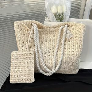 Bolsa Tejida “Marina” con Cartera