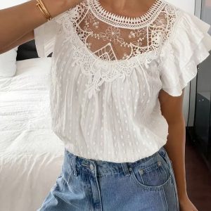 Blusa Cielo de Encaje Delicado