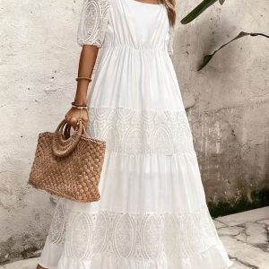 Vestido Largo Dalia  Encaje Bohemio