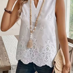 Blusa Lirio Bordado Sutil